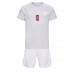 Danmark Christian Eriksen #10 Replika Babytøj Udebanesæt Børn VM 2022 Kortærmet (+ Korte bukser)